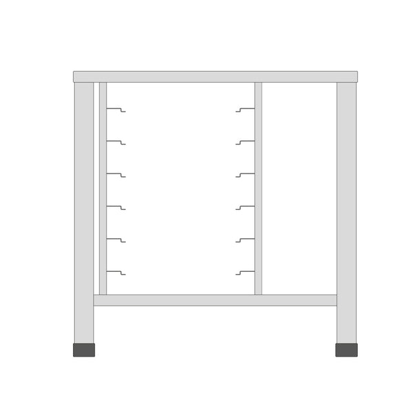 Table for Steamer 3X + 4X 1/1 GN