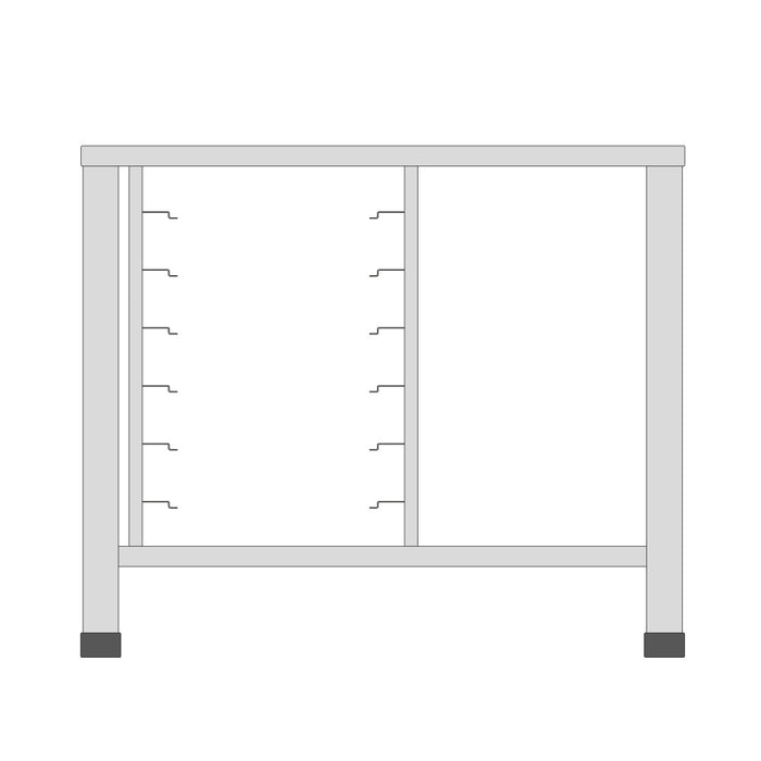 Table for Steamer 7X 1/1 GN