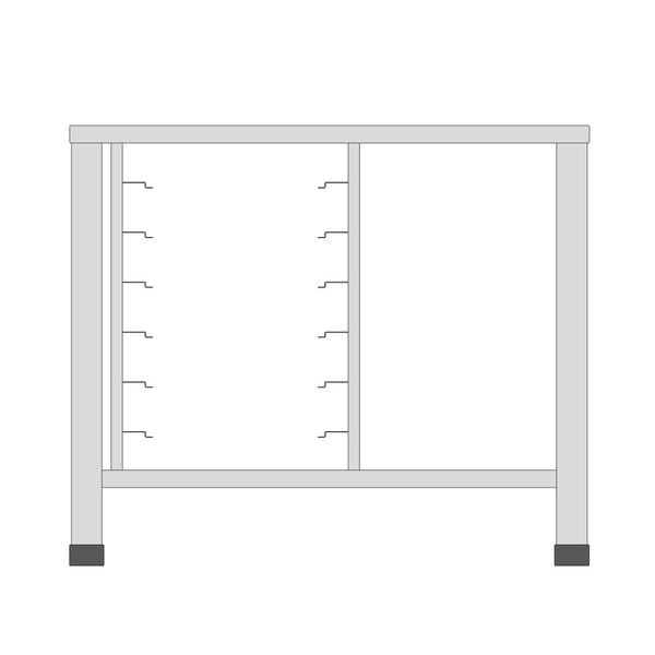 Table for Steamer 7X 1/1 GN