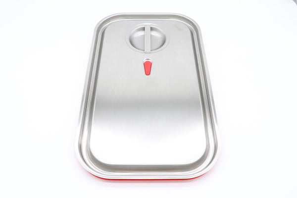 Couvercle gastronorm - 1/1 GN - acier inoxydable - joint étanche à l'air