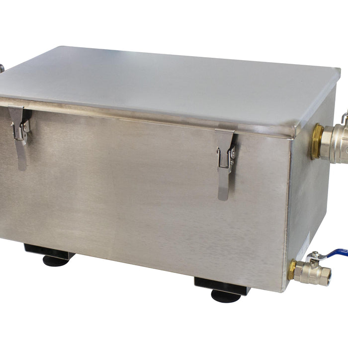 BAC A GRAISSE INOX 304, 23L, CAPACITE DE 50