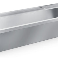LAVABO DOUBLE EN ACIER INOX 1200X425X165MM