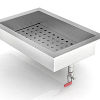 BAC À GLACE PILÉE INTÉGRÉ 1/1 GN