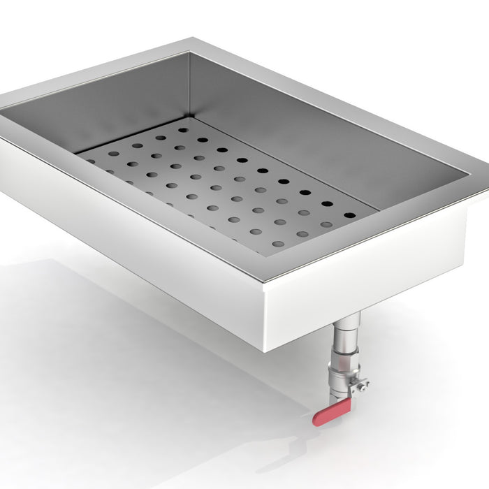 BAC À GLACE PILÉE INTÉGRÉ 1/1 GN
