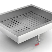 BAC À GLACE PILÉE INTÉGRÉ 2/1 GN