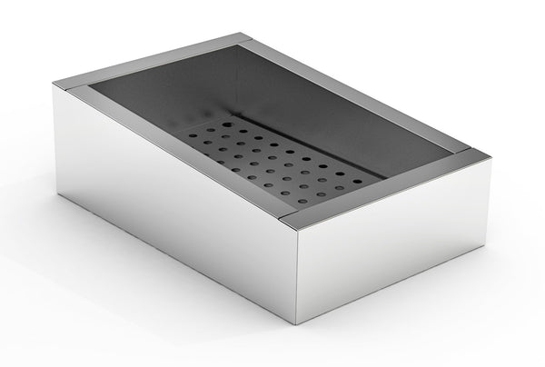 BAC À GLACE PILÉE INCLINÉ 1/1 GN AISI 304  VIDANGE CÔTÉ FONCTIONNEMENT