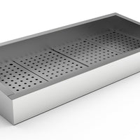BAC À GLACE PILÉE INCLINÉ 4/1 GN AISI 304  VIDANGE CÔTÉ FONCTIONNEMENT