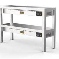 ÉTAGÈRE CHAUFFANTE EN CÉRAMIQUE 2 NIVEAUX 1400  8 HEATERS OF 250W