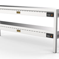 ÉTAGÈRE CHAUFFANTE EN CÉRAMIQUE 2 NIVEAUX 1800  10 HEATERS OF 250W