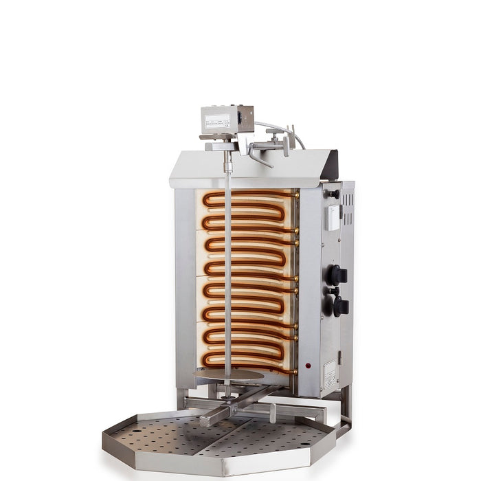 GYROS GRILL ELECTRIQUE MOTEUR AU-DESSUS 4 ZONES DE CHAUFFAGE