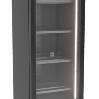 CONGÉLATEUR 1 PORTE EN VERRE NOIR 500L