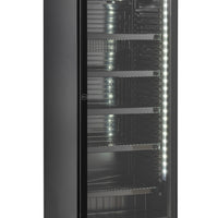 RÉFRIGÉRATEUR 1 PORTE EN VERRE NOIR SVE-450 BL