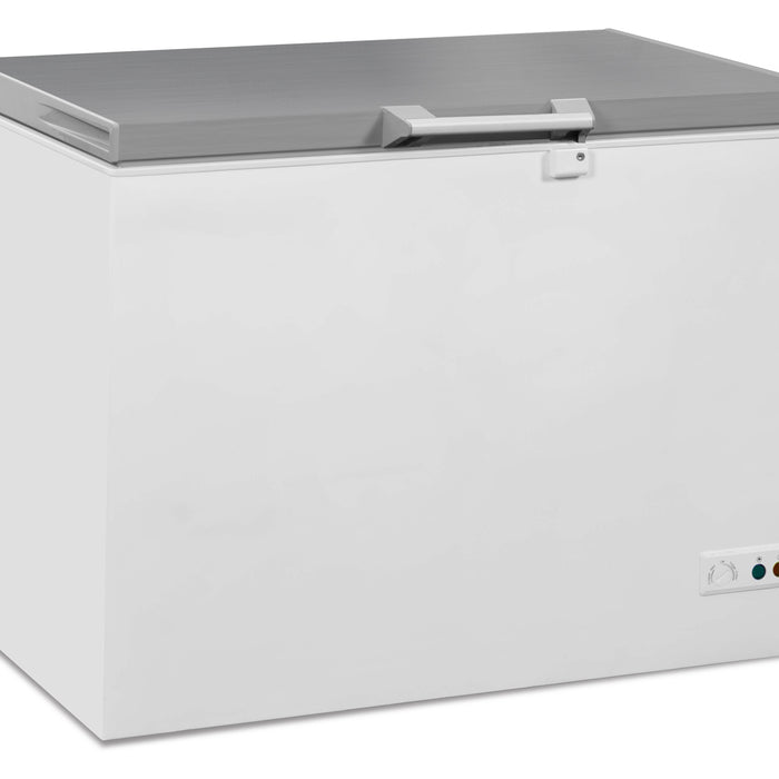 CONGÉLATEUR BAHUT COUVERCLE EN INOX 305 L