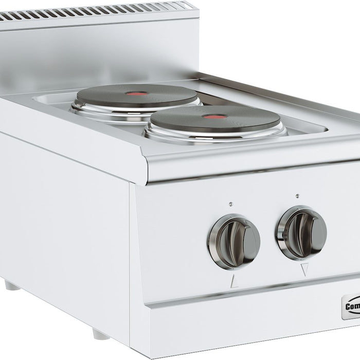 BASE 600 CUISINIÈRE AVEC PLAQUE ÉLECTRIQUE 2 PL.