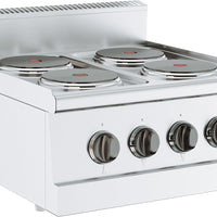 BASE 600 CUISINIÈRE AVEC PLAQUE ÉLECTRIQUE 4 PL.