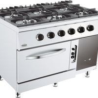 BASE 700 CUISINIERE A GAZ 6 BR. AVEC FOUR À GAZ