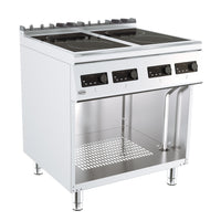 BASE 700 CUISINIÈRE AVEC PLAQUE À INDUCTION ELECTRIQUE 4 PL.