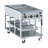 BAIN-MARIE TROLLEY 3/1.