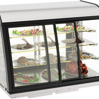 DROP-IN VITRINE CHAUFFANTE 140L PORTES COULISSANTES