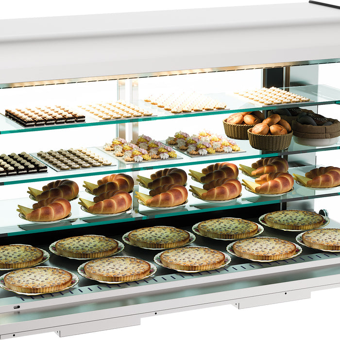 DROP-IN VITRINE NEUTRE 155L OUVERT