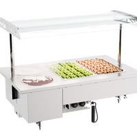 DROP-IN BAIN-MARIE AVEC BOLS 2/1