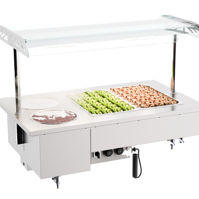 DROP-IN BAIN-MARIE AVEC BOLS 2/1
