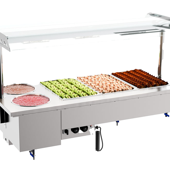 DROP-IN BAIN-MARIE AVEC BOLS 3/1