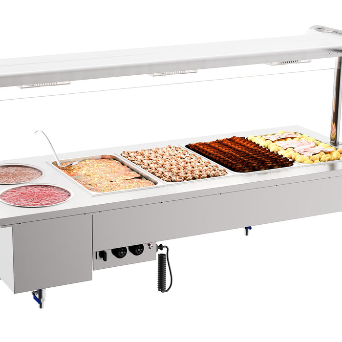DROP-IN BAIN-MARIE AVEC BOLS 4/1