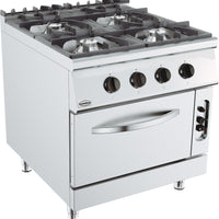 BASE 900 CUISINIERE A GAZ 4 BR. AVEC FOUR À GAZ