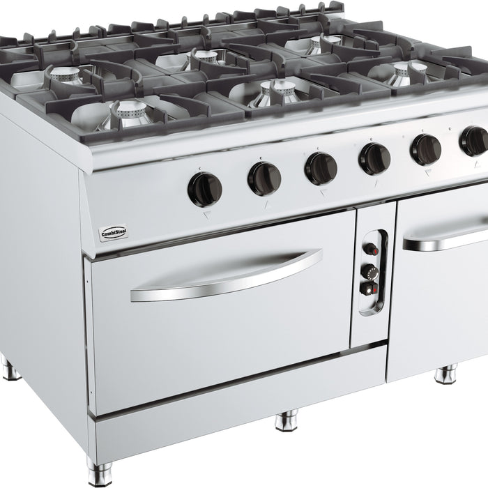 BASE 900 CUISINIERE A GAZ 6 BR. AVEC FOUR À GAZ