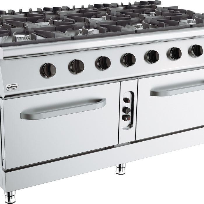 BASE 900 CUISINIERE A GAZ 8 BR. AVEC FOUR À GAZ