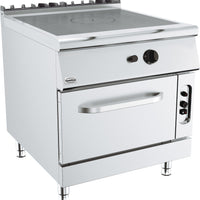 BASE 900 CUISINIERE AVEC PLAQUES COUP DE FEU AVEC FOUR À GAZ