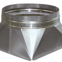 ADAPTEUR CARRÉ EN ROND Ø 300
