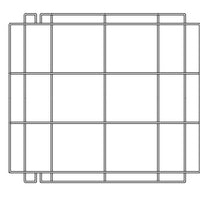 GRILLE DE SUPPORT EN ACIER INOX
