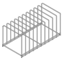 PLAQUE DE SUPPORT EN ACIER INOX 10