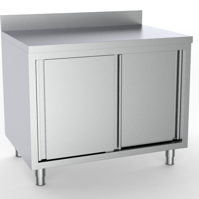 600 PLAN DE TRAVAIL PORTES COULISSTANTES BORD RELEVÉ 1400