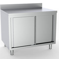 600 PLAN DE TRAVAIL PORTES COULISSTANTES BORD RELEVÉ 1800