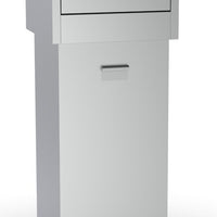 POUBELLE EN ACIER INOX 80L