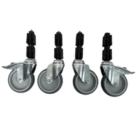 SERIE DE ROUES POUR TABLE 4X