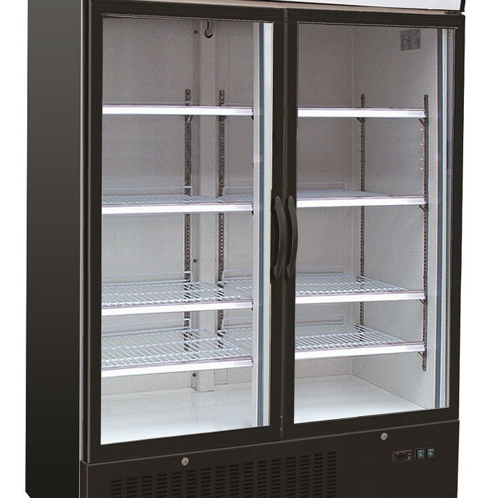 RÉFRIGÉRATEUR 2 PORTES EN VERRE