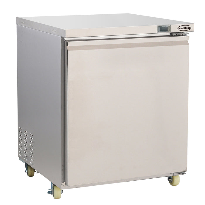 RÉFRIGÉRATEUR/CONGÉLATEUR EN ACIER INOX COMMUTABLE 1 PORTE