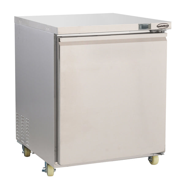RÉFRIGÉRATEUR/CONGÉLATEUR EN ACIER INOX COMMUTABLE 1 PORTE