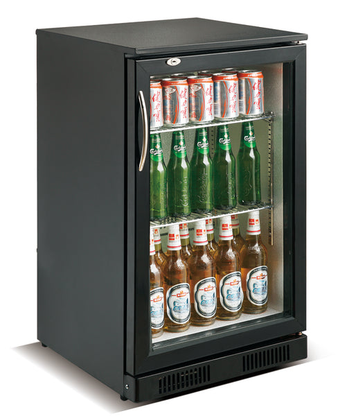ARRIÈRE BAR RÉFRIGÉRÉE NOIR 1 PORTE