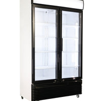 RÉFRIGÉRATEUR 2 PORTES EN VERRE BEZ-780 GD