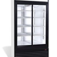 RÉFRIGÉRATEUR AVEC PORTES COULISSANTES EN VERRES BEZ-750 SL