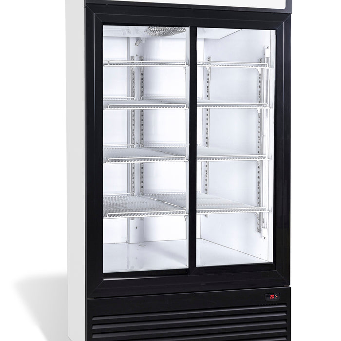 RÉFRIGÉRATEUR AVEC PORTES COULISSANTES EN VERRES BEZ-750 SL