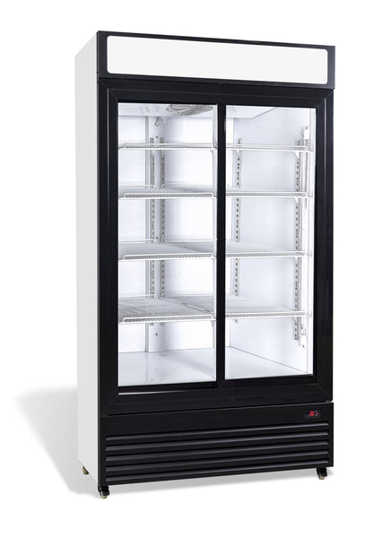 RÉFRIGÉRATEUR AVEC PORTES COULISSANTES EN VERRES BEZ-750 SL