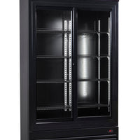 RÉFRIGÉRATEUR AVEC PORTES COULISSANTES EN VERRES BEZ-780 SL NOIR