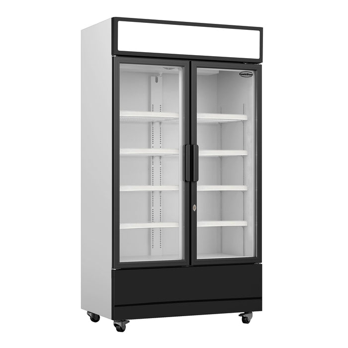 RÉFRIGÉRATEUR 2 PORTES EN VERRE FCU-750