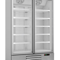 CONGÉLATEUR 2 PORTES EN VERRE JDE-1000F